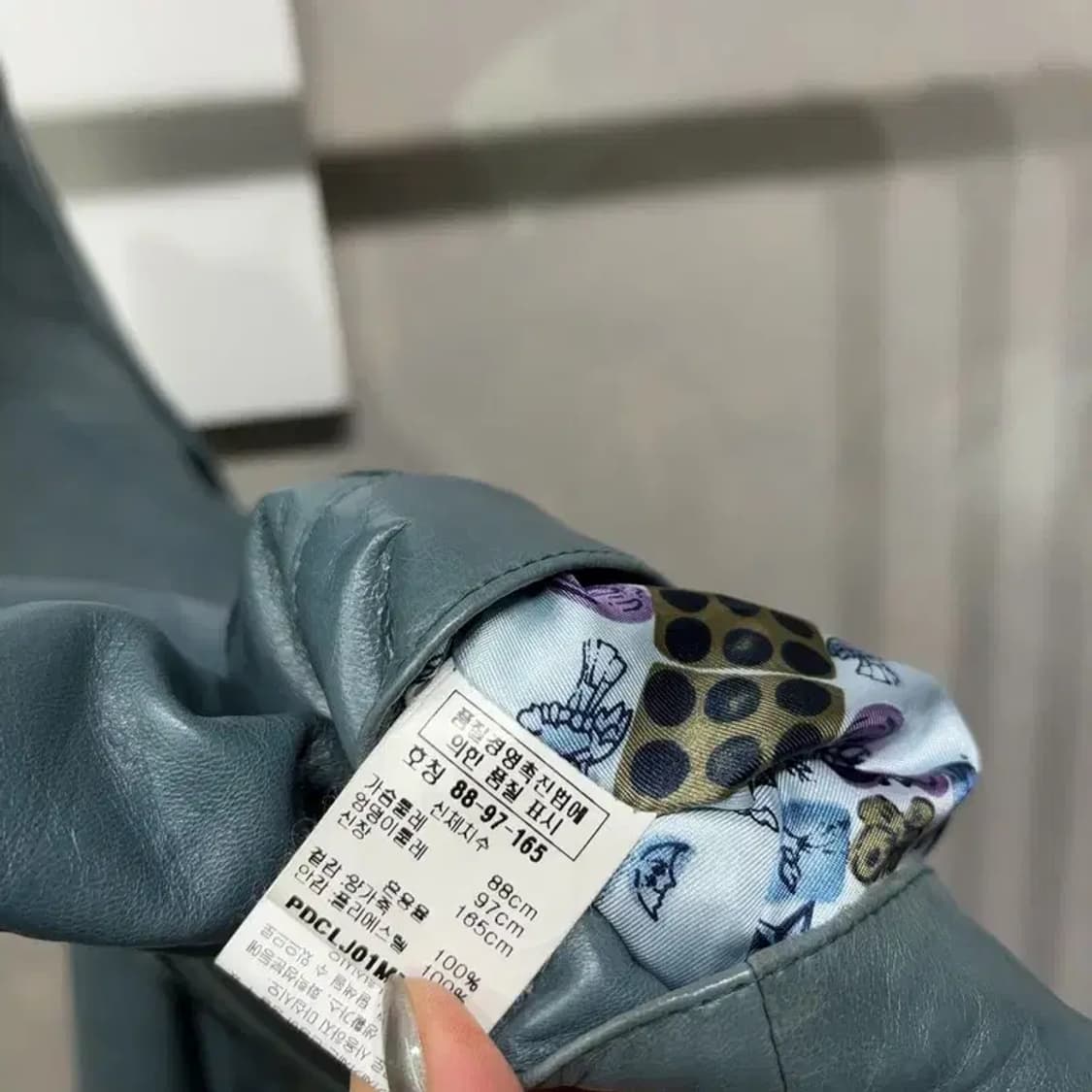 (90) 페리엘리스 여성 양가죽 싱글라이더 자켓 상품이미지5