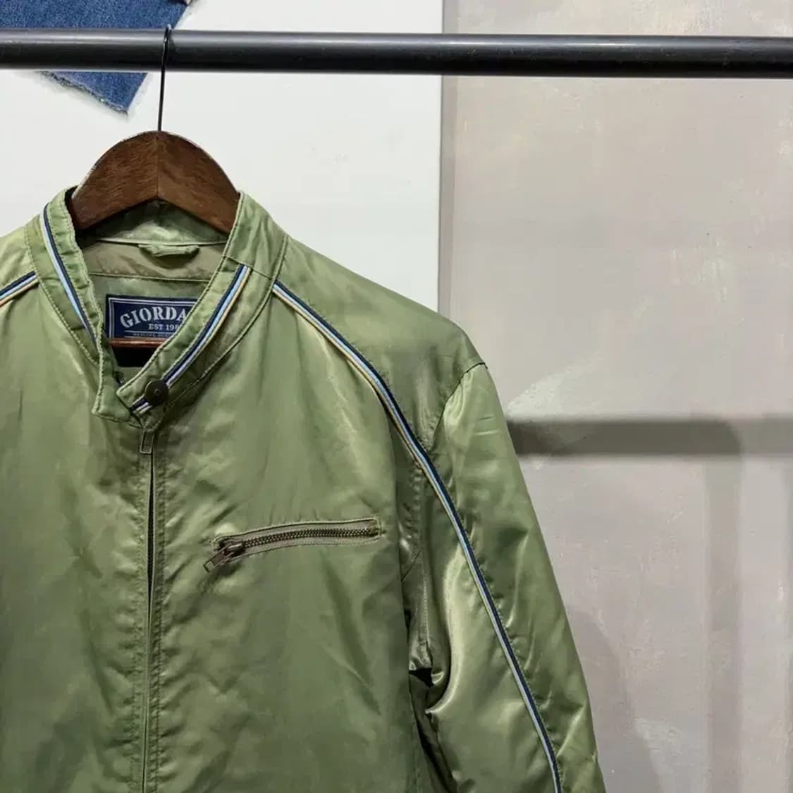 (100) 지오다노 빈티지 스트릿 레이싱 자켓 상품이미지3