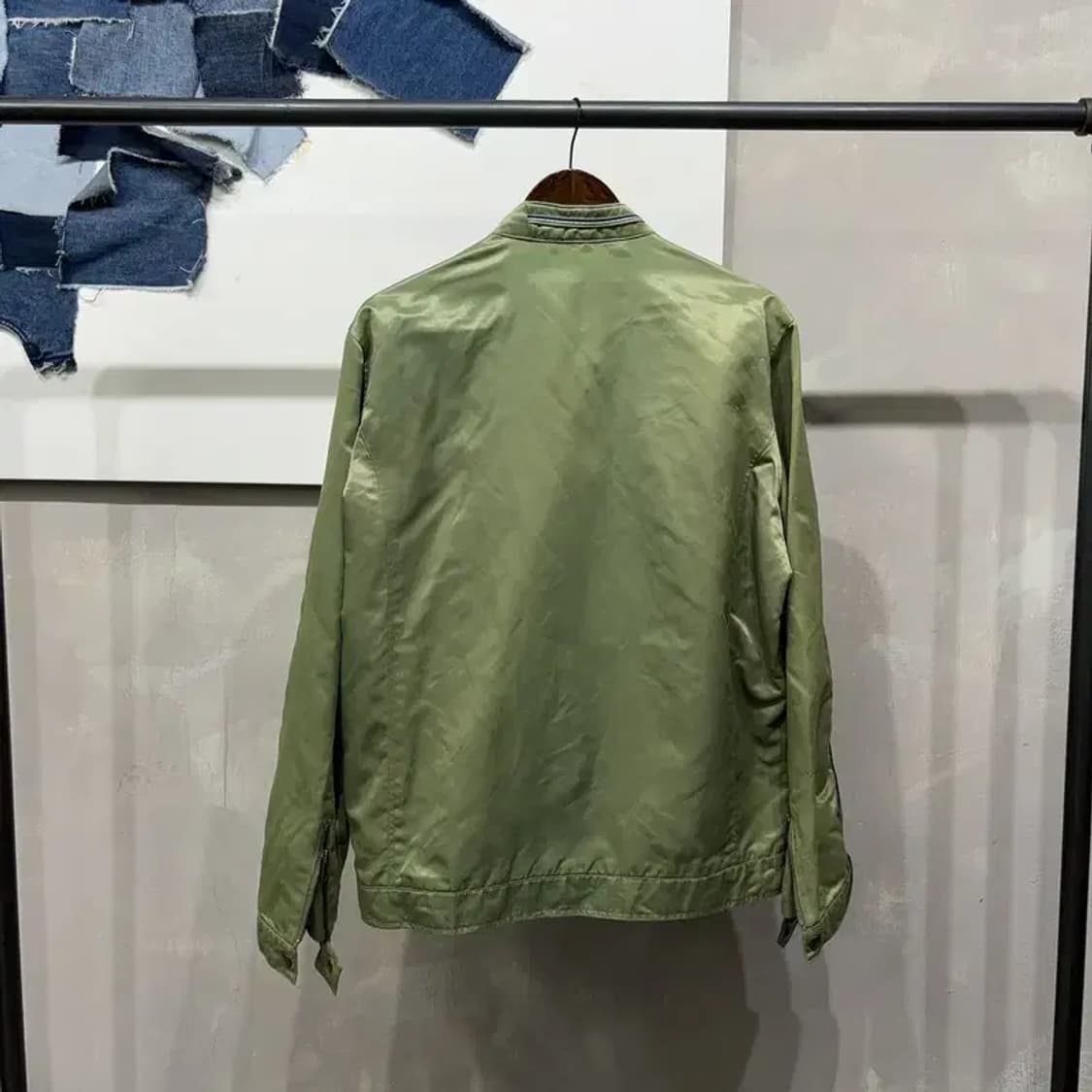 (100) 지오다노 빈티지 스트릿 레이싱 자켓 상품이미지4