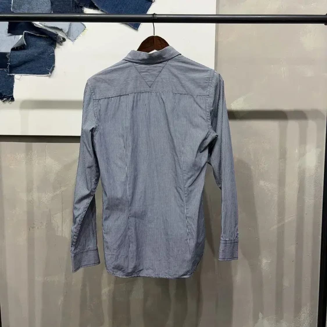 (95) 타미힐피거 캐주얼 슬림핏 스트라이프 셔츠 남방 상품이미지4