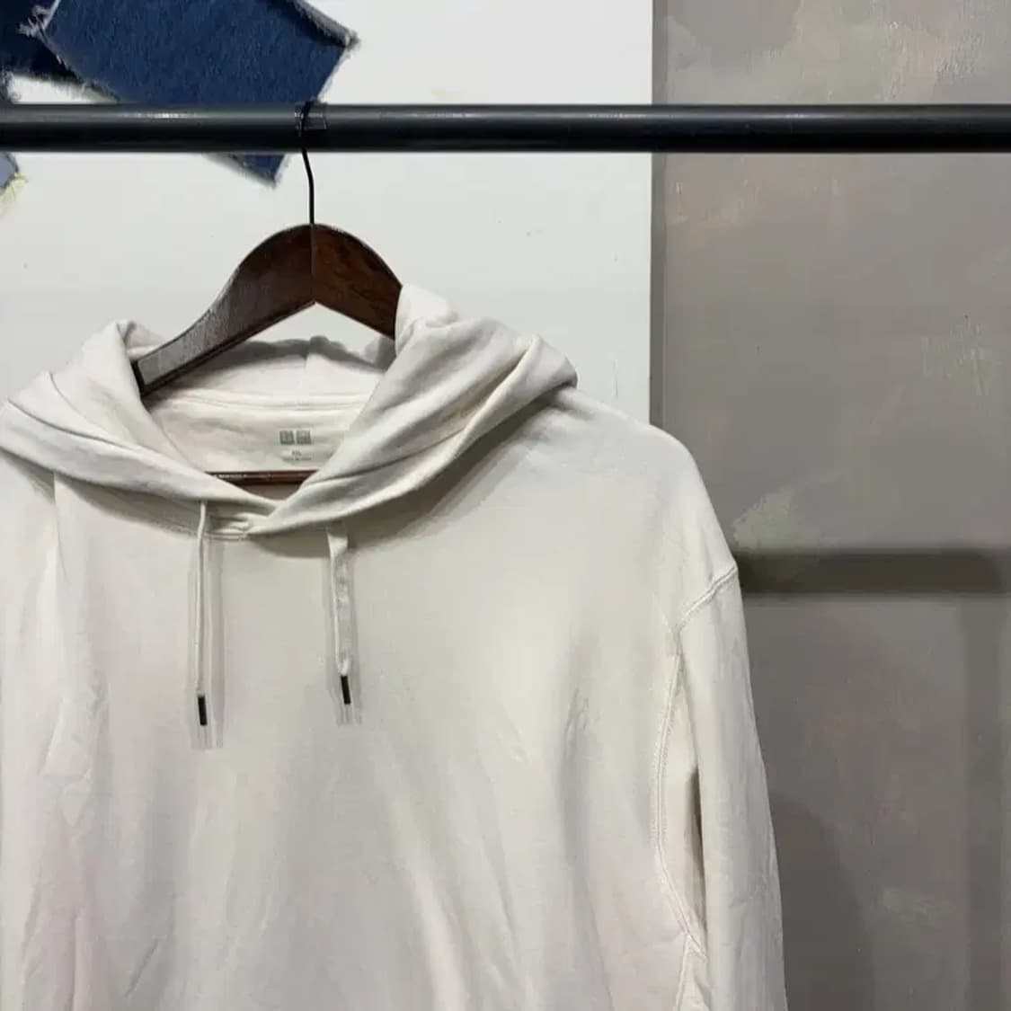 (110) 유니클로 캐주얼 베이직 무지 후드티 상품이미지3