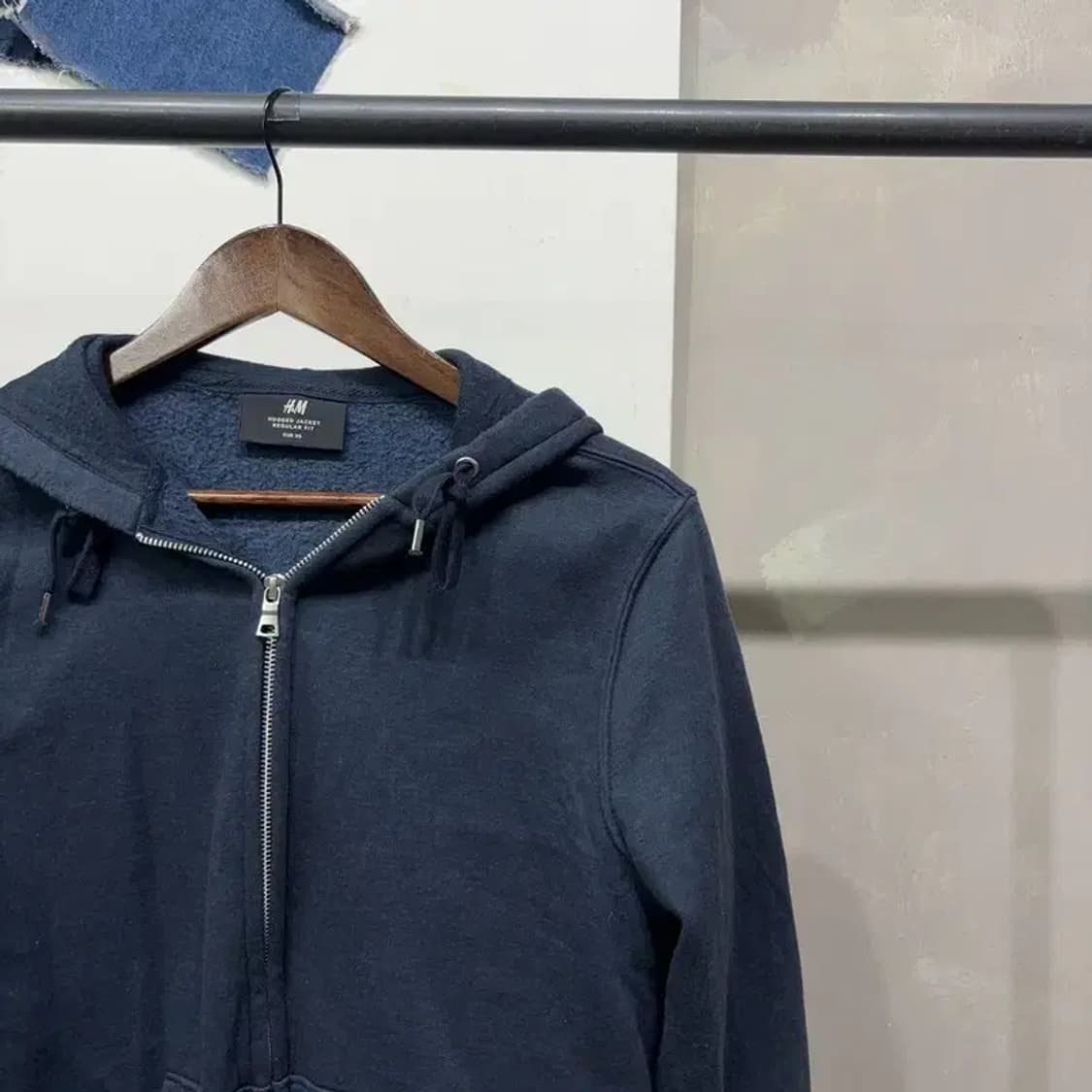 (95) H.M 흐앤므 캐주얼 기모 후드집업 자켓 상품이미지3