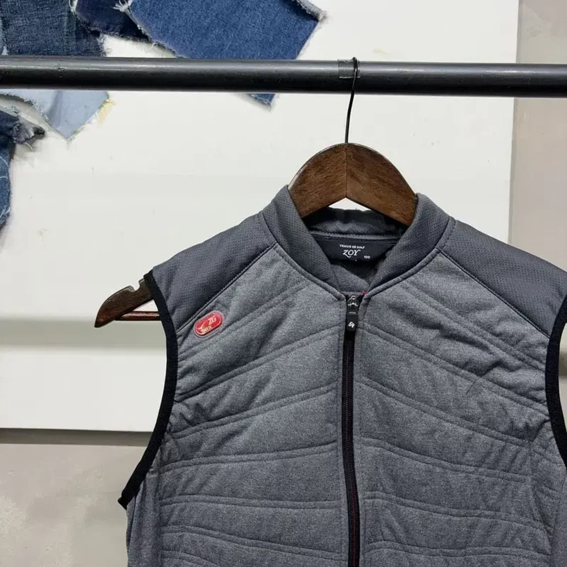 (100) 조이 JOY 여성 골프 스포츠 경량 패딩 조끼 상품이미지3