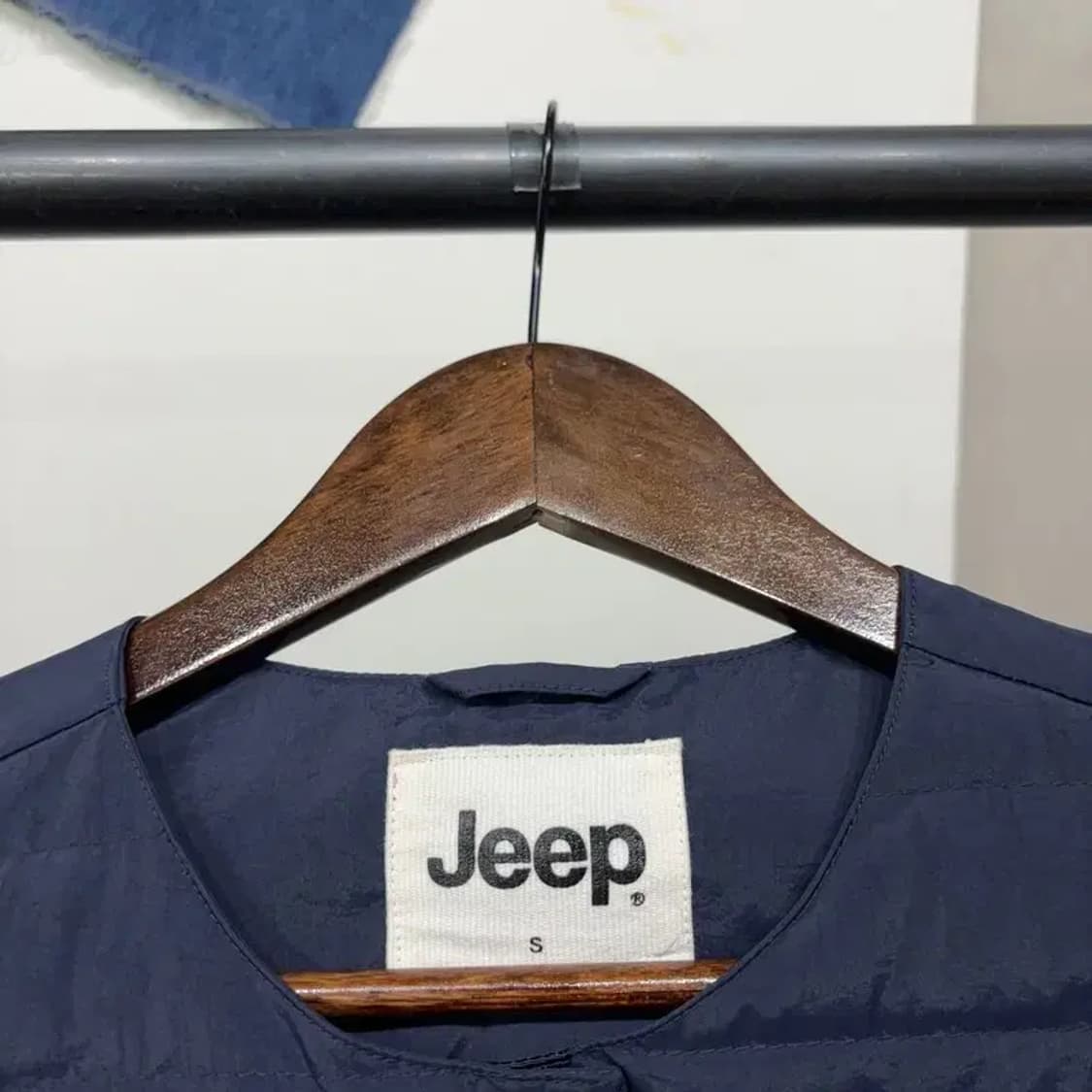 (95) 지프 여성 캐주얼 오리털 덕다운 롱 경량패딩 조끼 상품이미지2