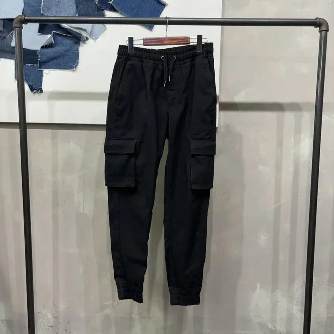 (30~32인치) 그루브라임 스트릿 밴딩 카고 조거팬츠 바지 상품이미지1