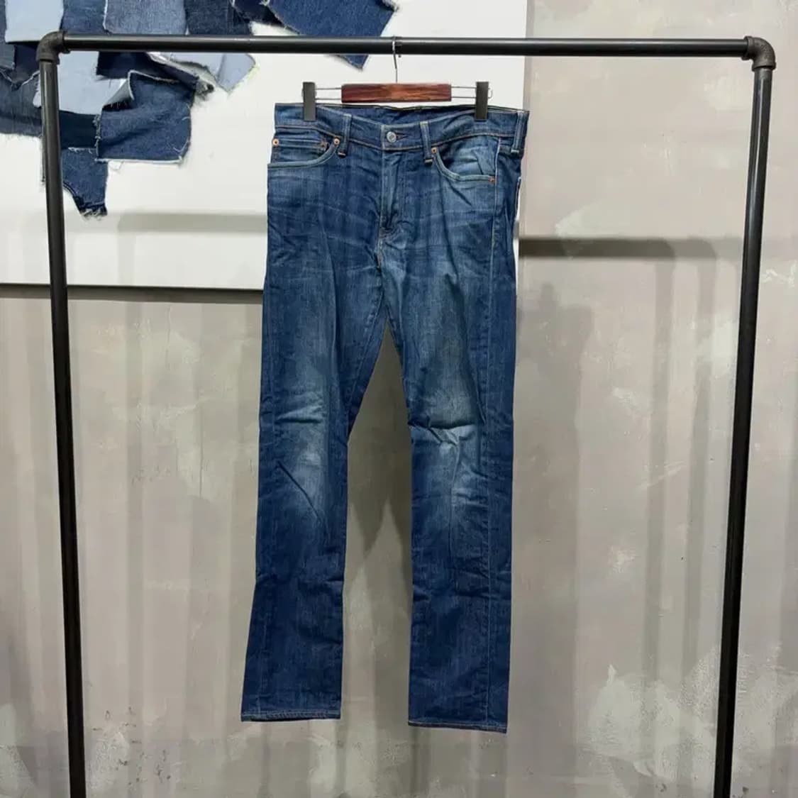 (32인치) 리바이스 510 캐주얼 워싱 진청바지 데님팬츠 상품이미지1