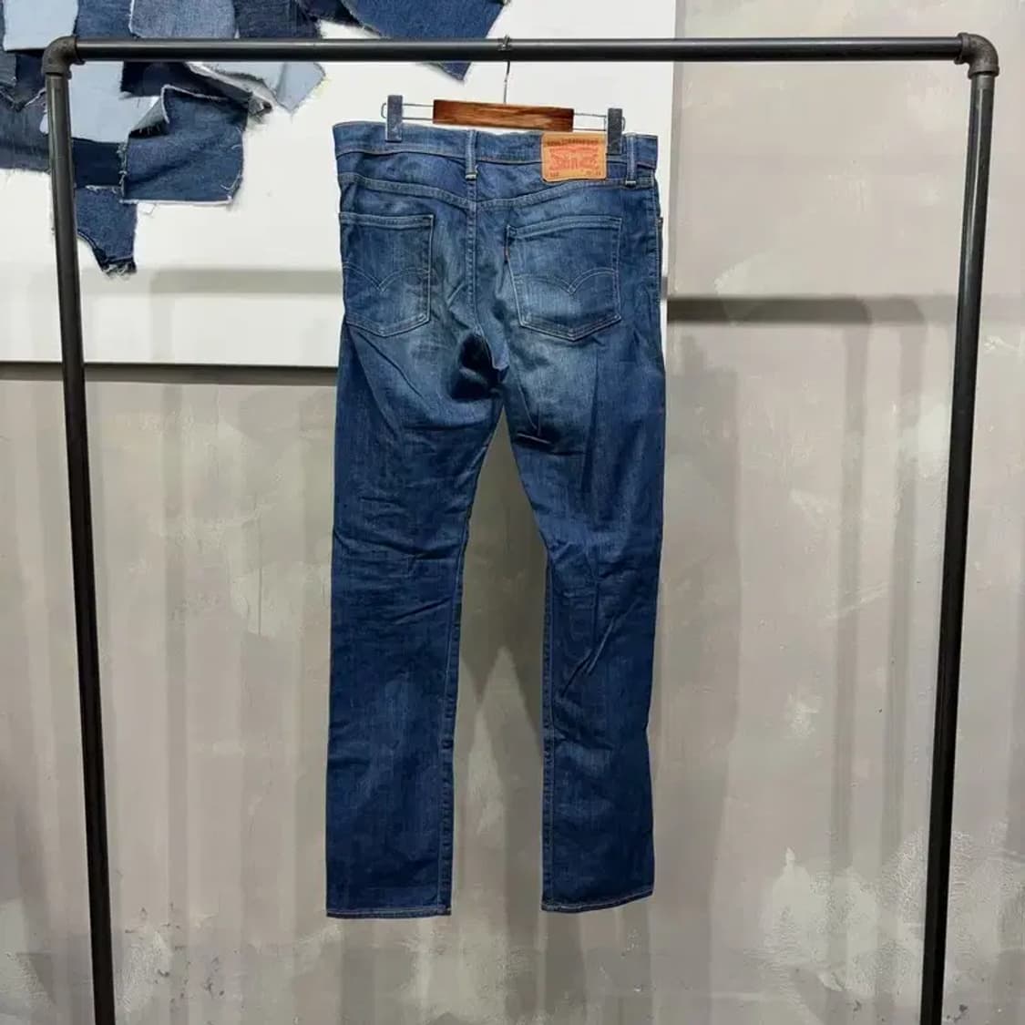 (32인치) 리바이스 510 캐주얼 워싱 진청바지 데님팬츠 상품이미지3