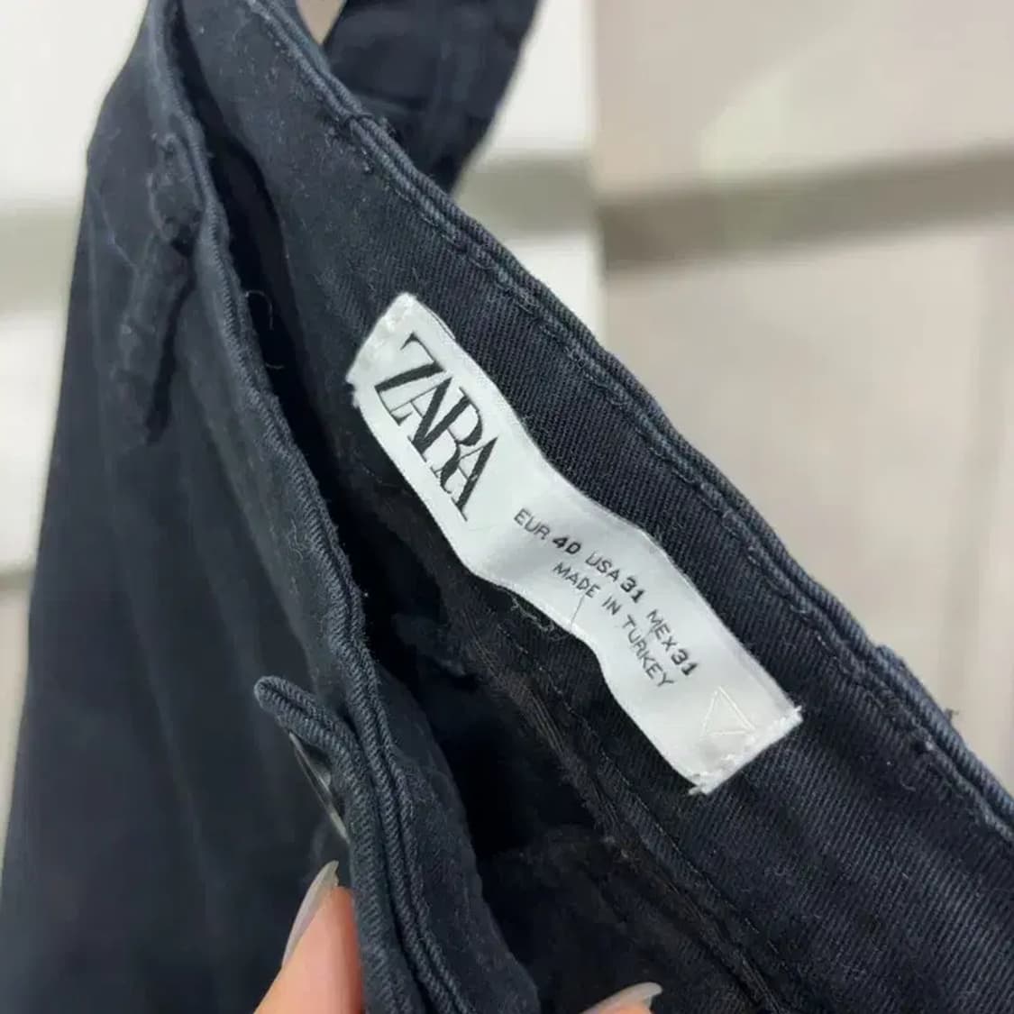 (31인치) 자라 ZARA 캐주얼 네이비 면바지 치노팬츠 상품이미지5