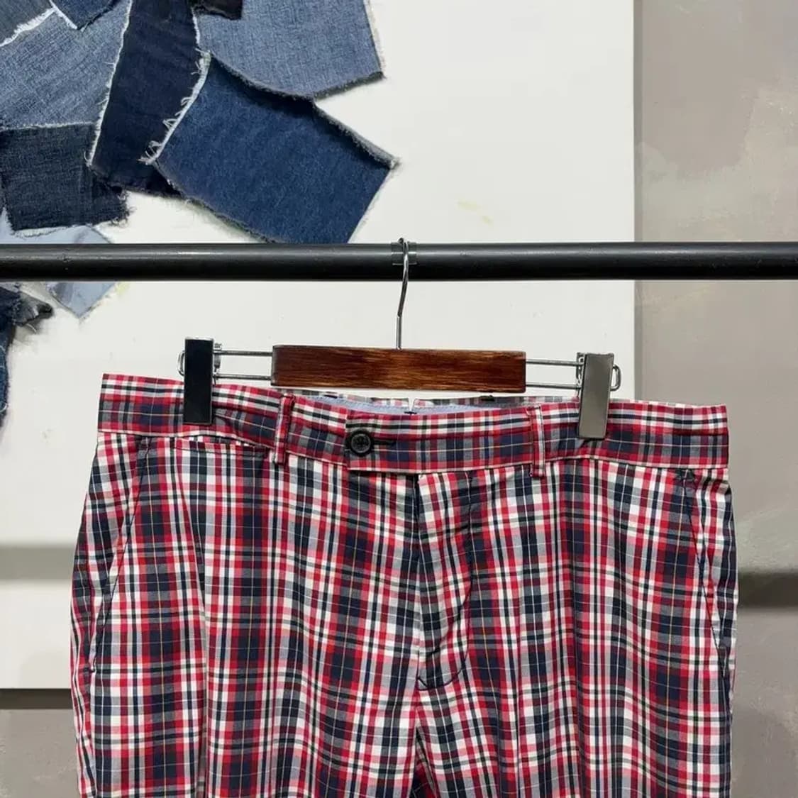 (34인치) 타미힐피거 캐주얼 클래식 체크 바지 팬츠 상품이미지3