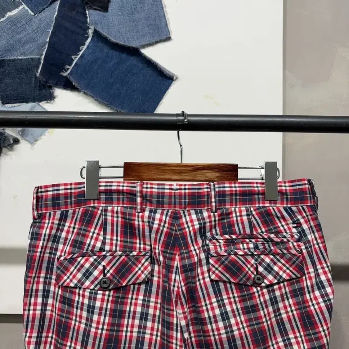 (34인치) 타미힐피거 캐주얼 클래식 체크 바지 팬츠 상품이미지4