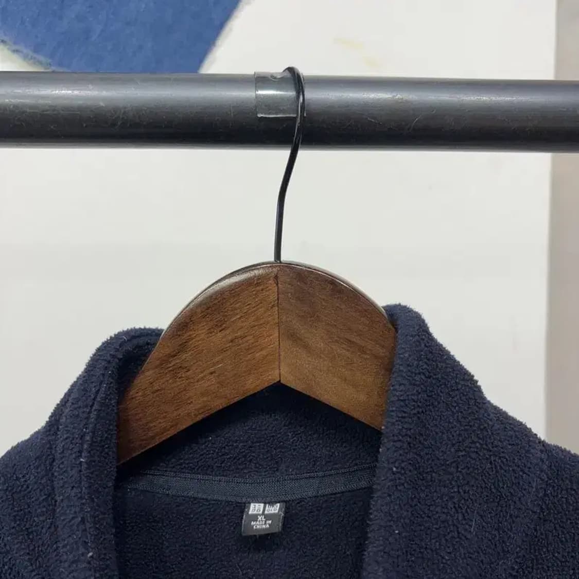 (105) 유니클로 캐주얼 베이직 네이비 후리스 자켓 상품이미지2