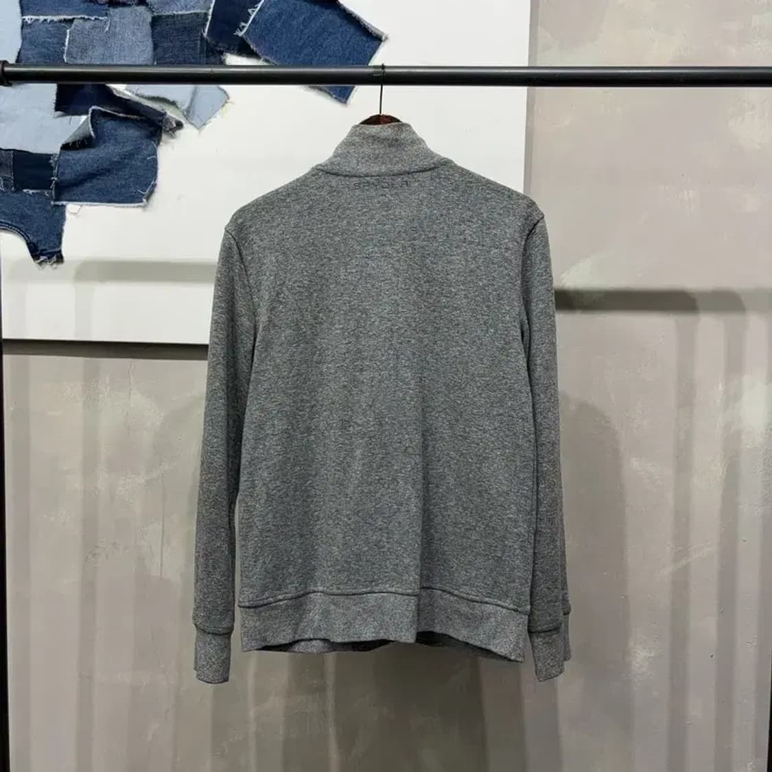 (100) 스파이더 캐주얼 스트릿 프린팅 저지 집업 자켓 상품이미지4