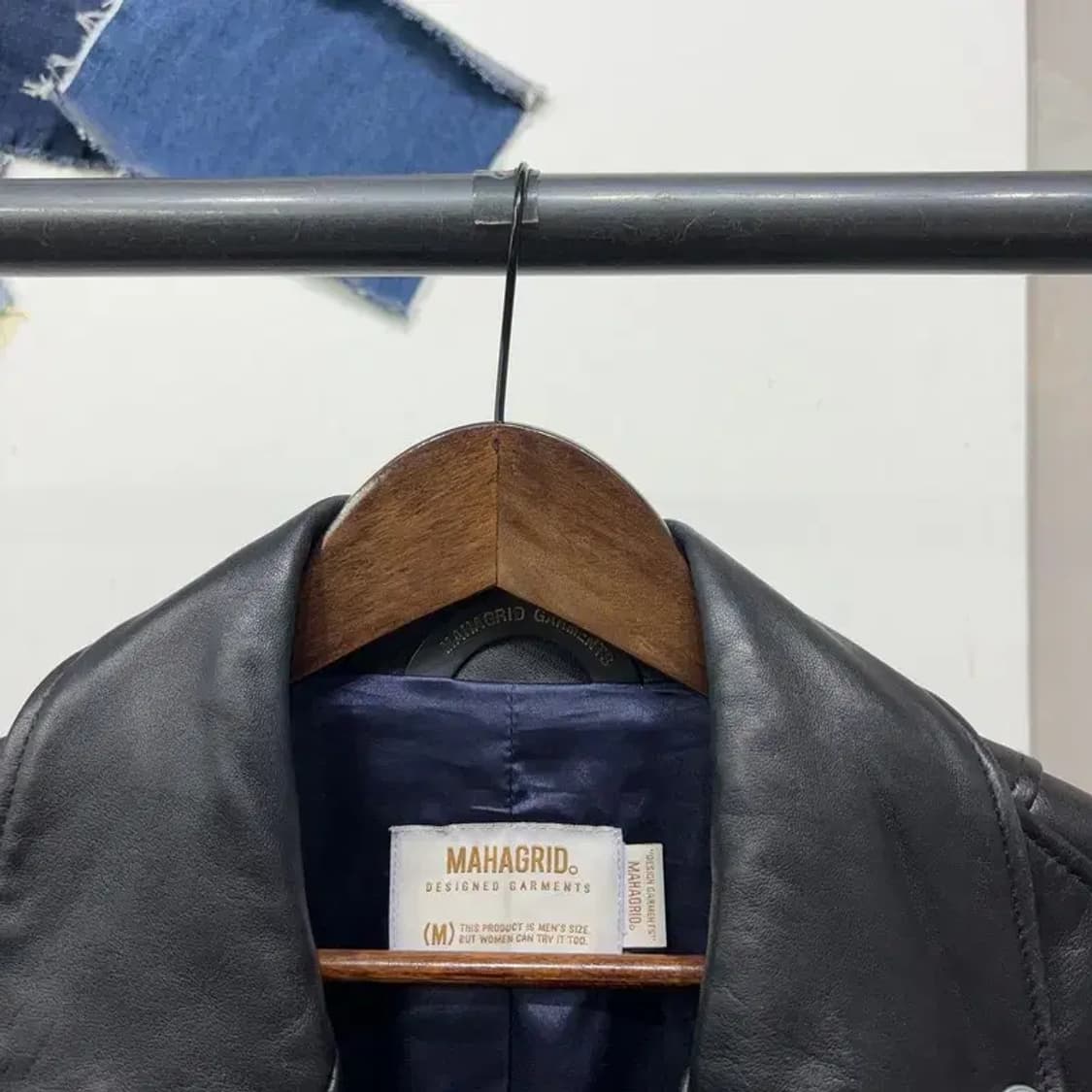 (95) 마하그리드 스트릿 양가죽 리얼래더 라이더 자켓 상품이미지2