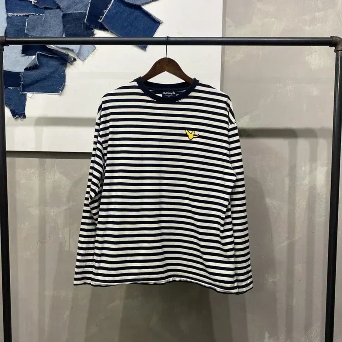 (100) 마크곤잘레스 와릿이즌 캐주얼 스트라이프 긴팔 티 상품이미지1