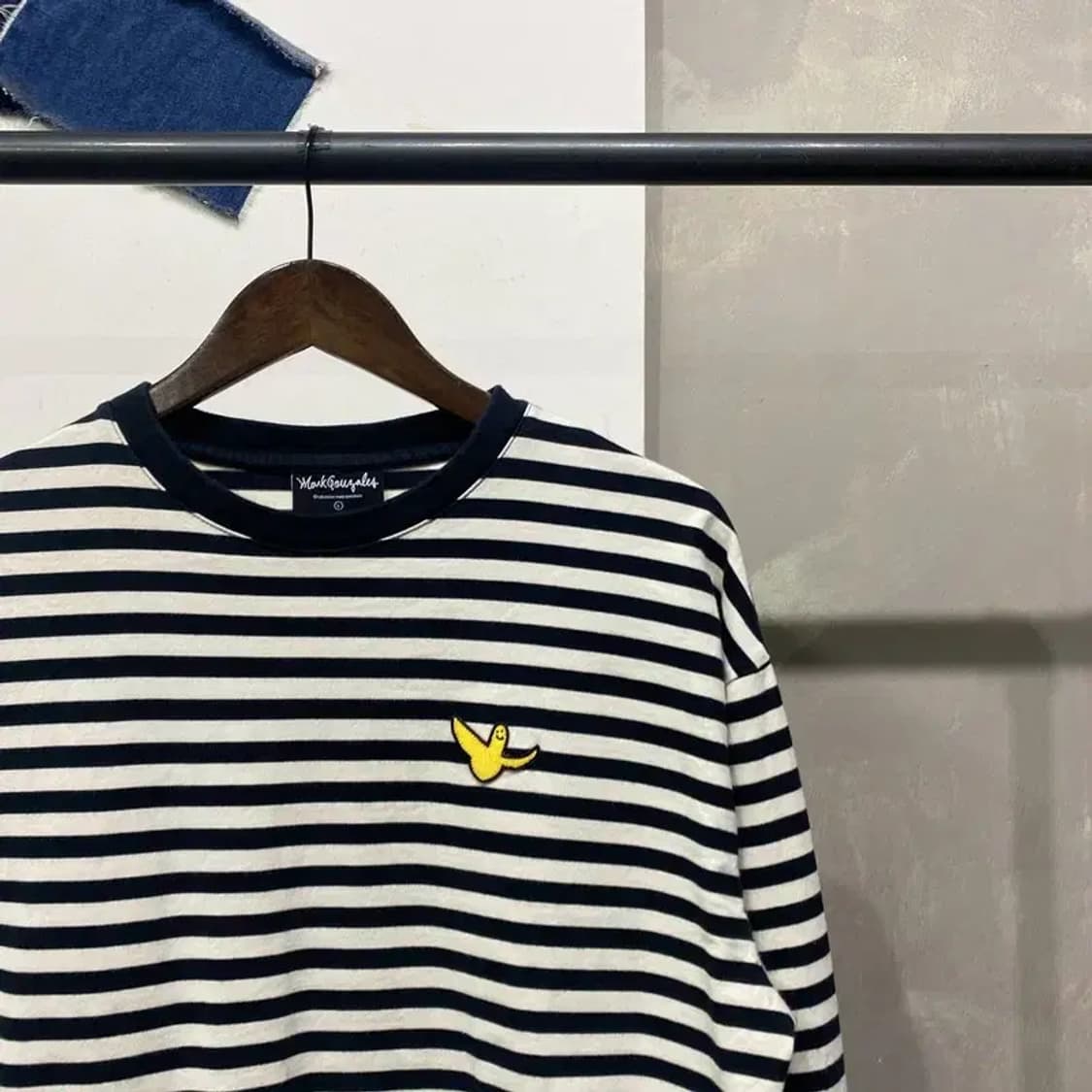 (100) 마크곤잘레스 와릿이즌 캐주얼 스트라이프 긴팔 티 상품이미지3