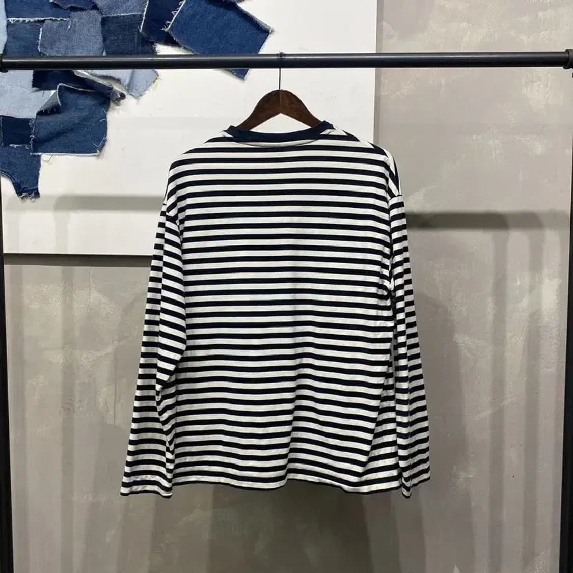 (100) 마크곤잘레스 와릿이즌 캐주얼 스트라이프 긴팔 티 상품이미지4