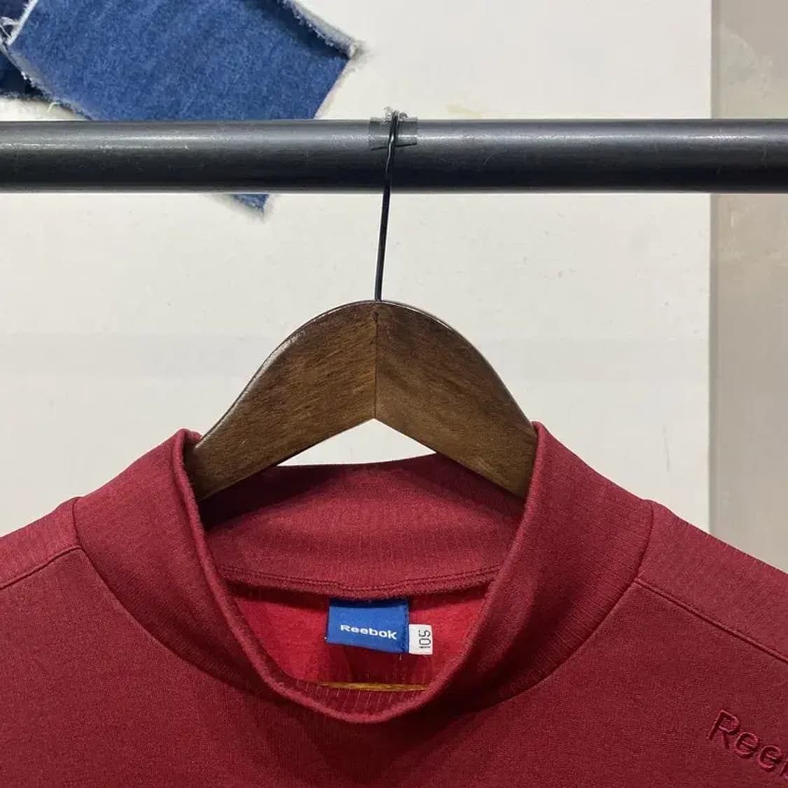 (105) 리복 스포츠 운동 반폴라 기능성 긴팔 티 상품이미지2