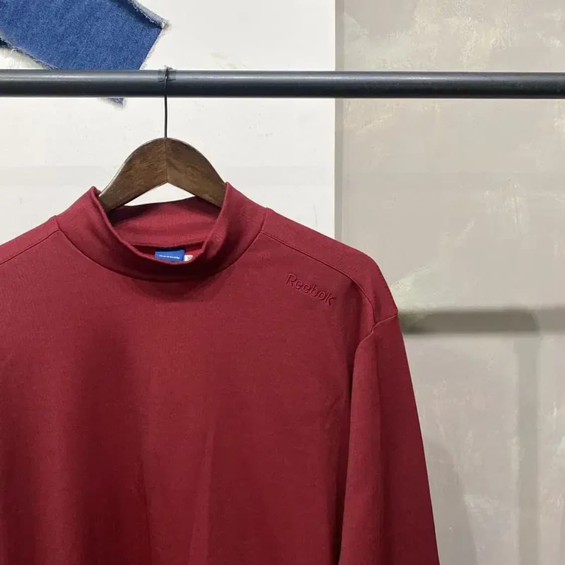 (105) 리복 스포츠 운동 반폴라 기능성 긴팔 티 상품이미지3