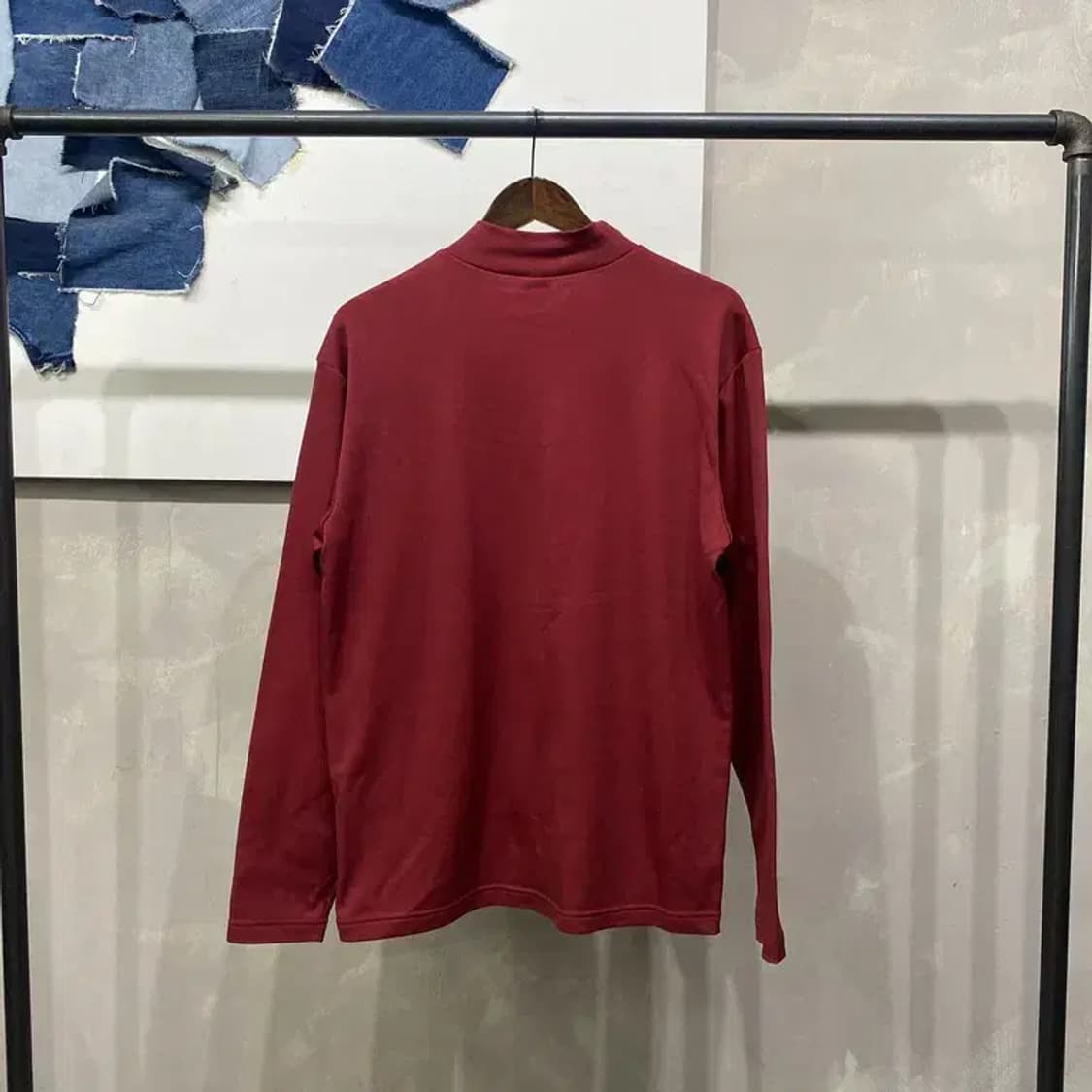 (105) 리복 스포츠 운동 반폴라 기능성 긴팔 티 상품이미지4