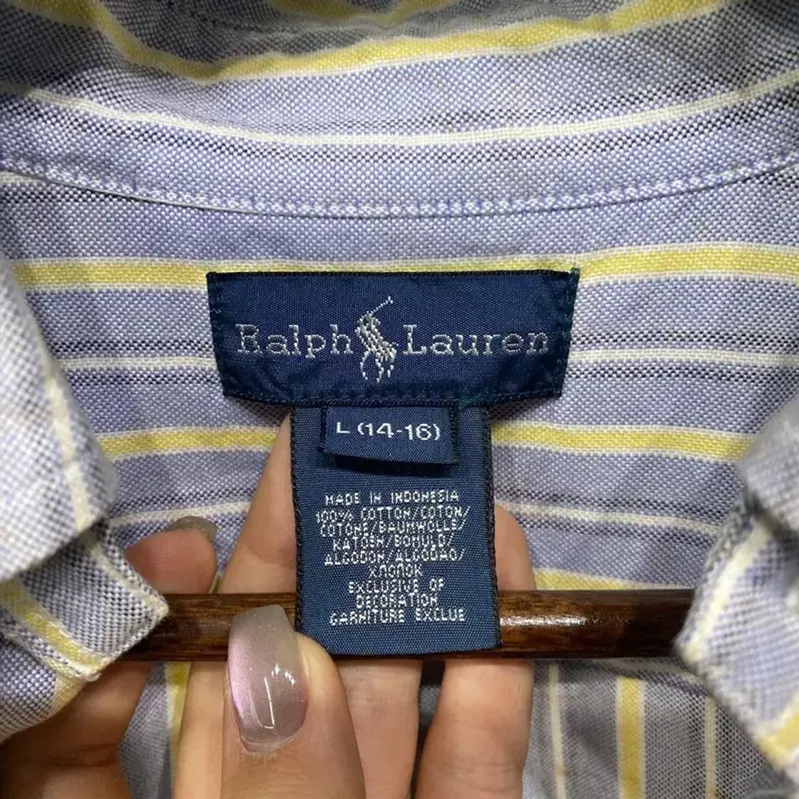 (100) 폴로 랄프로렌 캐주얼 멀티포니 스트라이프 셔츠 남방 상품이미지5