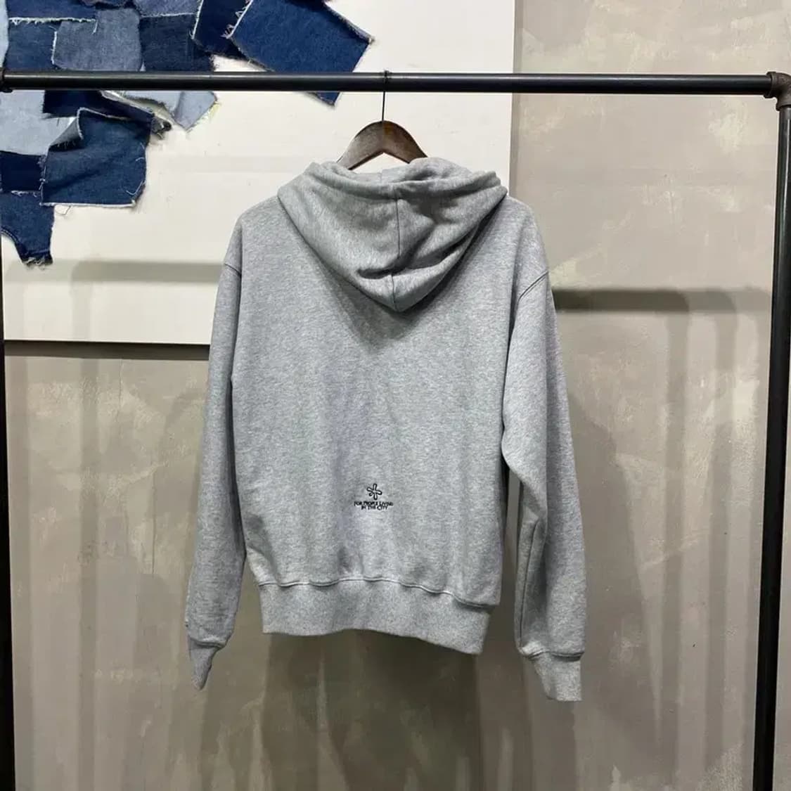 (100) 어반디타입 스트릿 자수 후드집업 자켓 상품이미지4