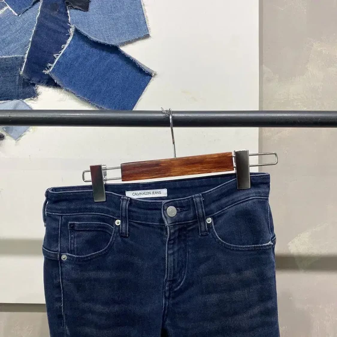 (27인치) 캘빈클라인 CK 여성 스판 데님팬츠 청바지 상품이미지2