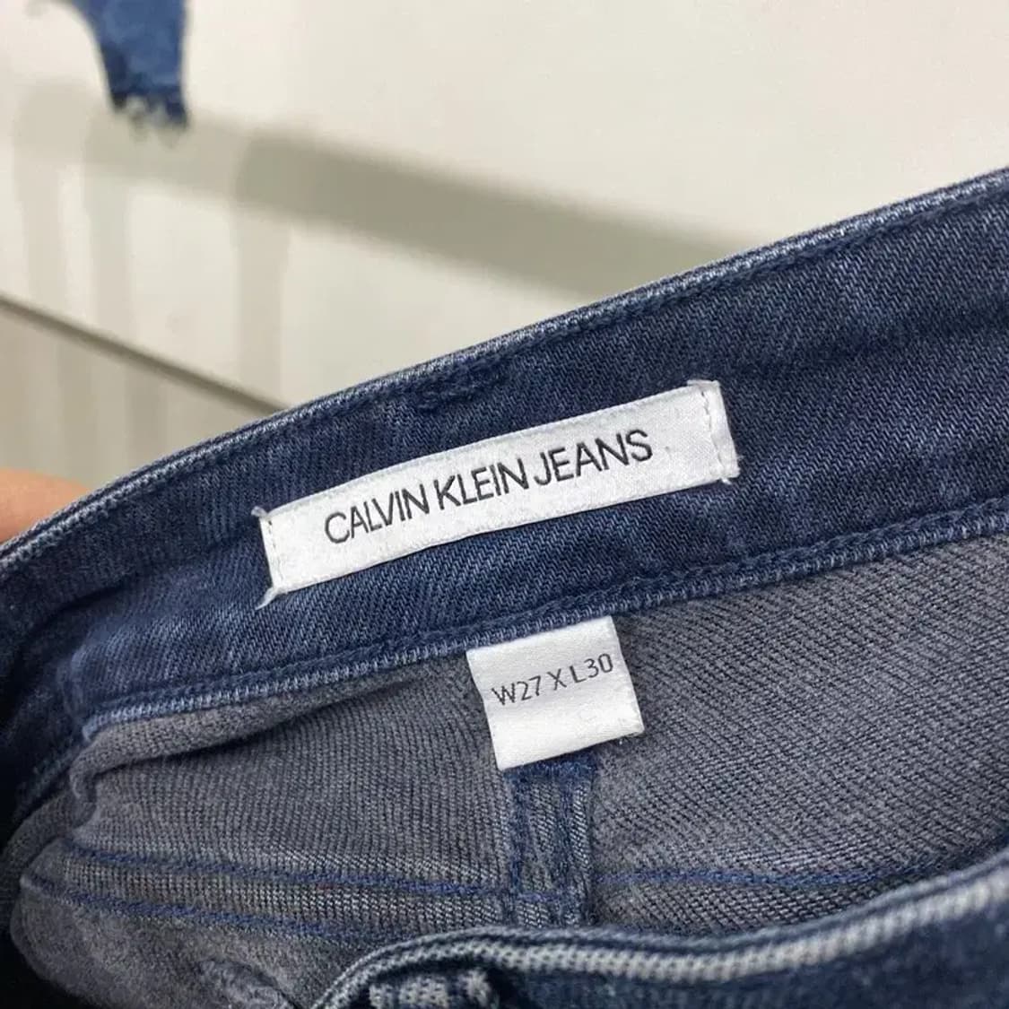 (27인치) 캘빈클라인 CK 여성 스판 데님팬츠 청바지 상품이미지5