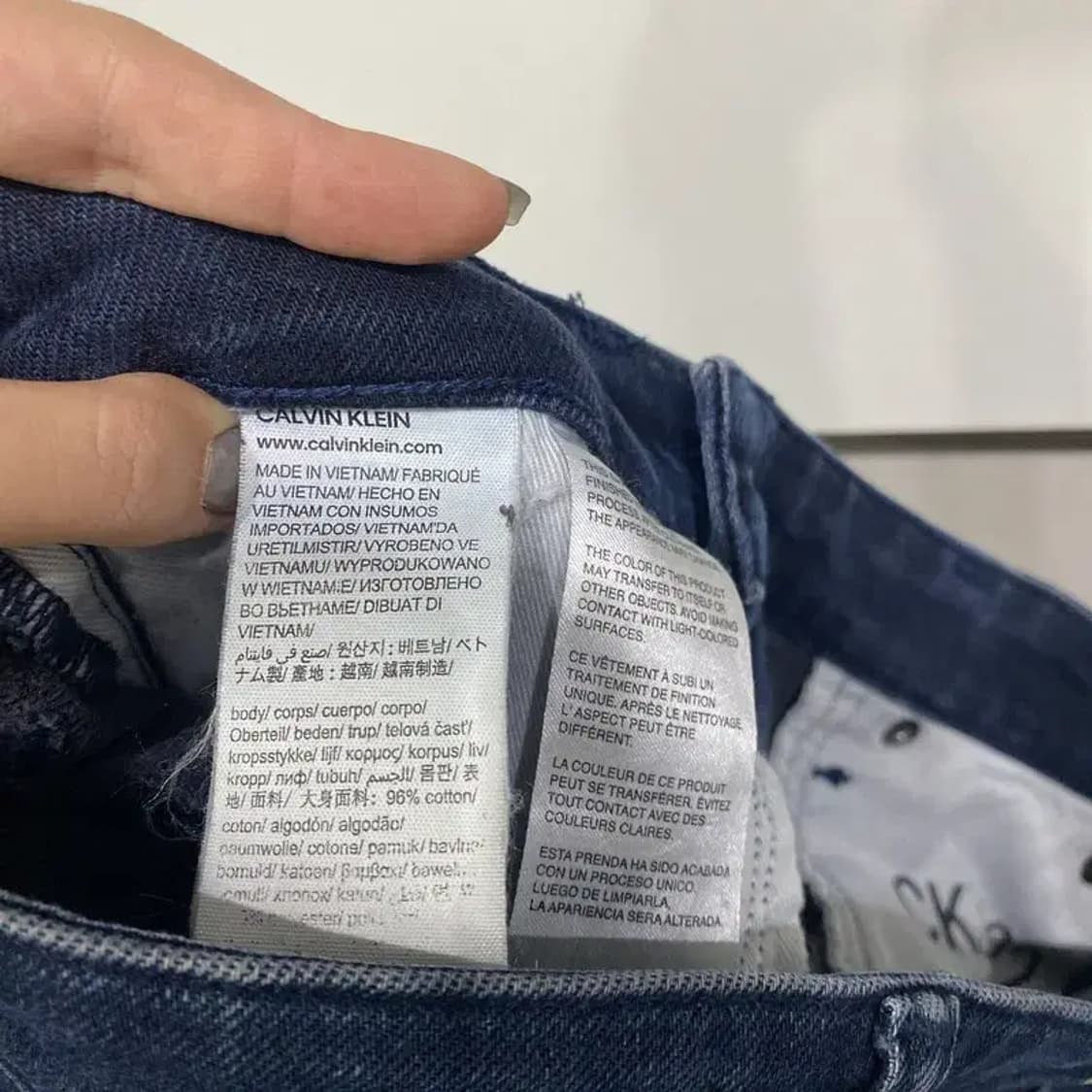 (27인치) 캘빈클라인 CK 여성 스판 데님팬츠 청바지 상품이미지6