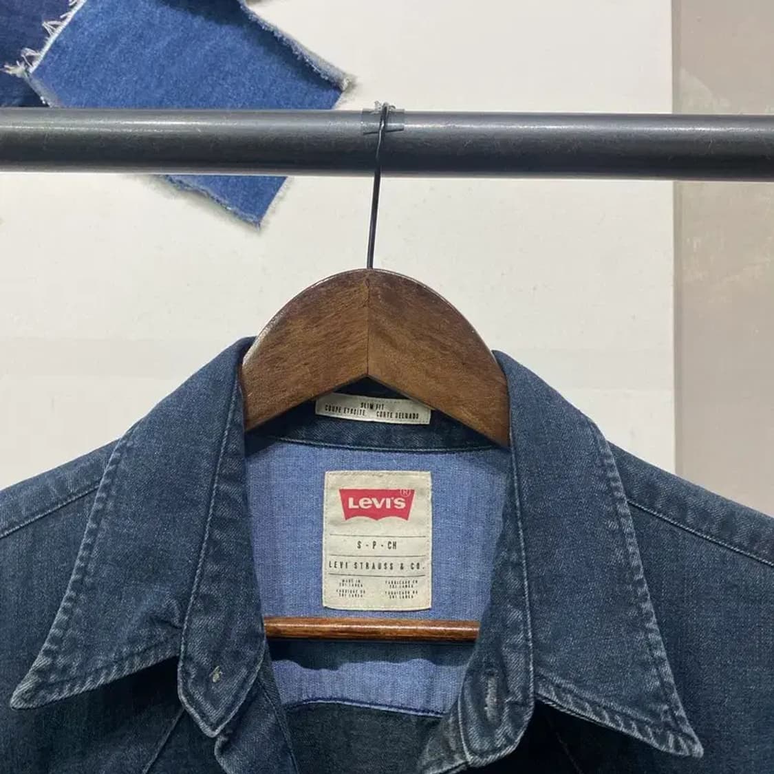 (90) 리바이스 웨스턴 투포켓 데님 셔츠 청남방 상품이미지2