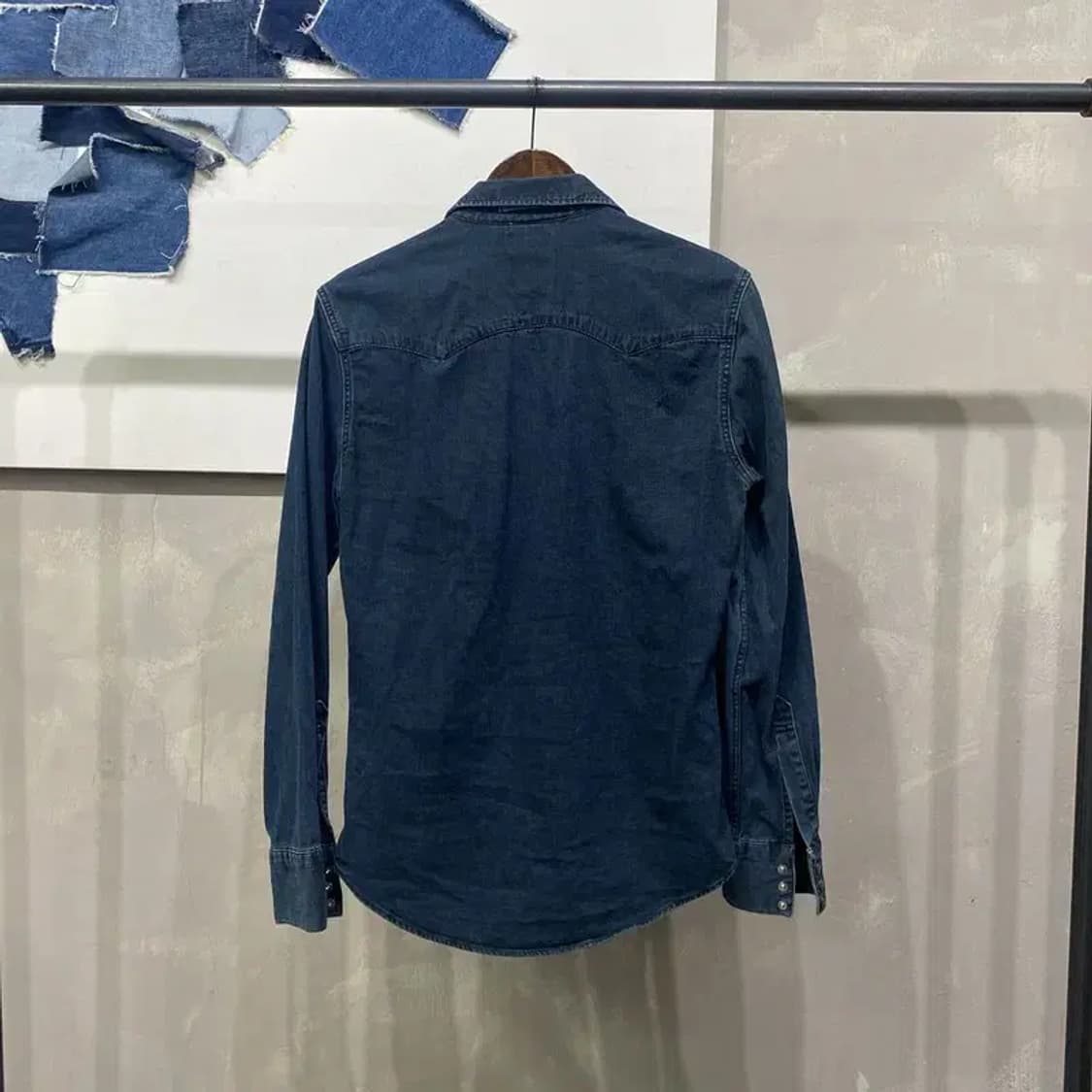 (90) 리바이스 웨스턴 투포켓 데님 셔츠 청남방 상품이미지4