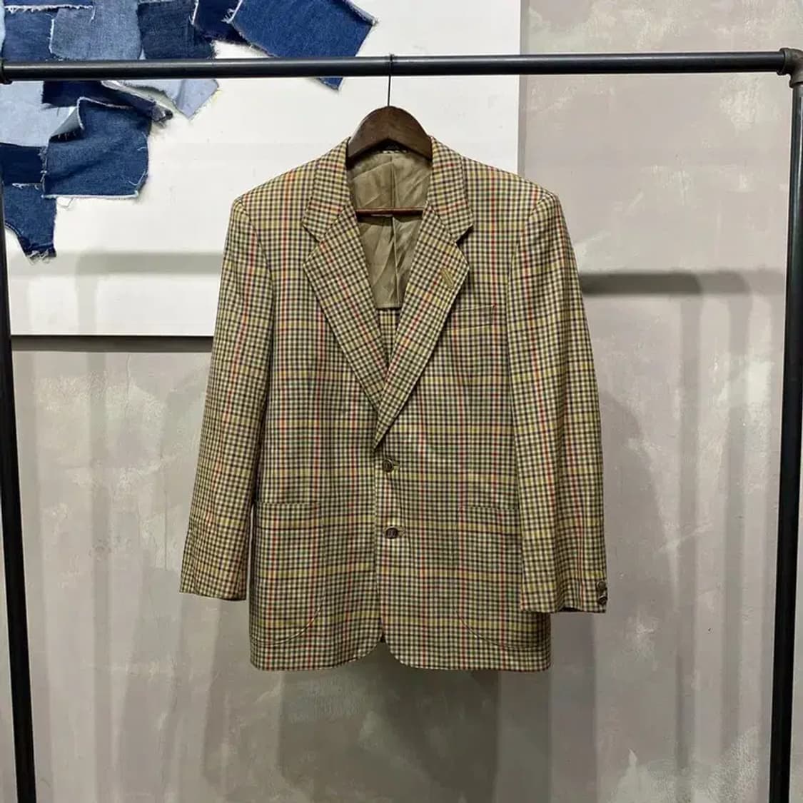 (100) 닥스 캐주얼 클래식 체크 블레이저 정장자켓 상품이미지1