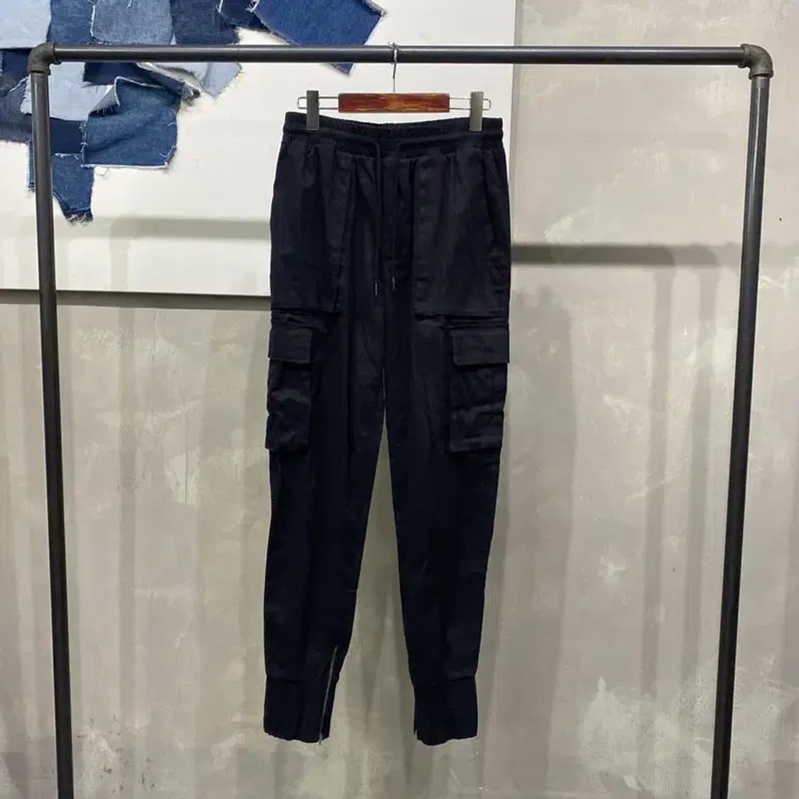 (32~34인치) 낫포너드 스트릿 밴딩 카고 조거팬츠 바지 상품이미지1