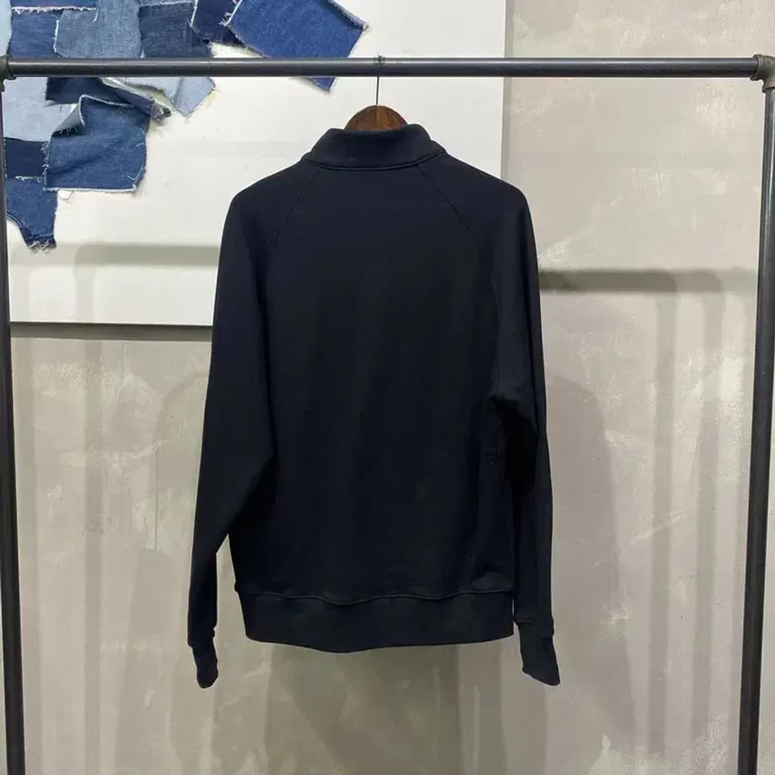 (105) 파르티멘토 스트릿 자수 반집업 맨투맨 긴팔 티 상품이미지4