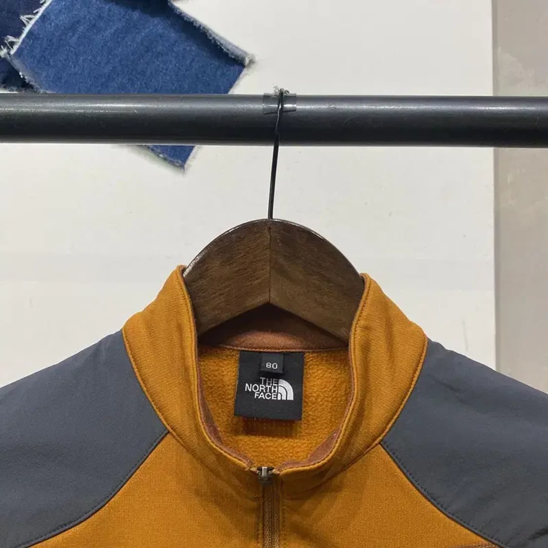 (80) 노스페이스 등산 아웃도어 기모 반집업 긴팔 티 상품이미지2