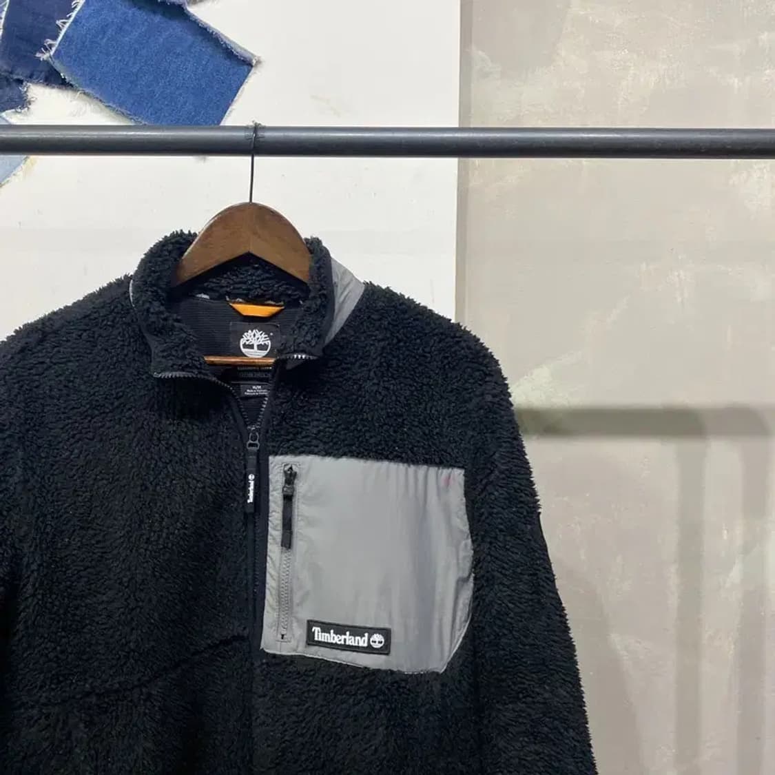 (105) 팀버랜드 캐주얼 뽀글이 후리스 플리츠 자켓 상품이미지3