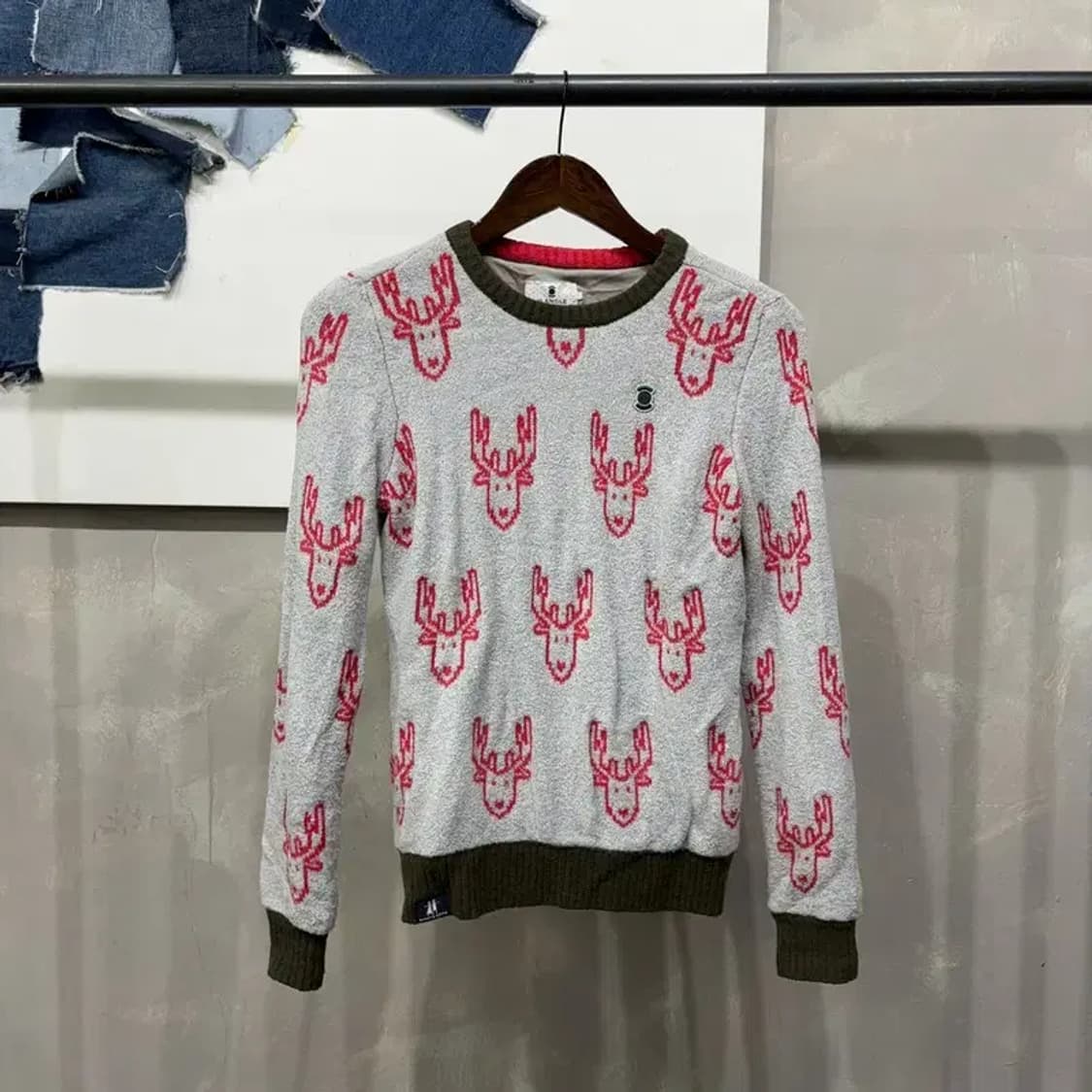 (90) 와이드앵글 여성 골프 방풍 니트 상품이미지1