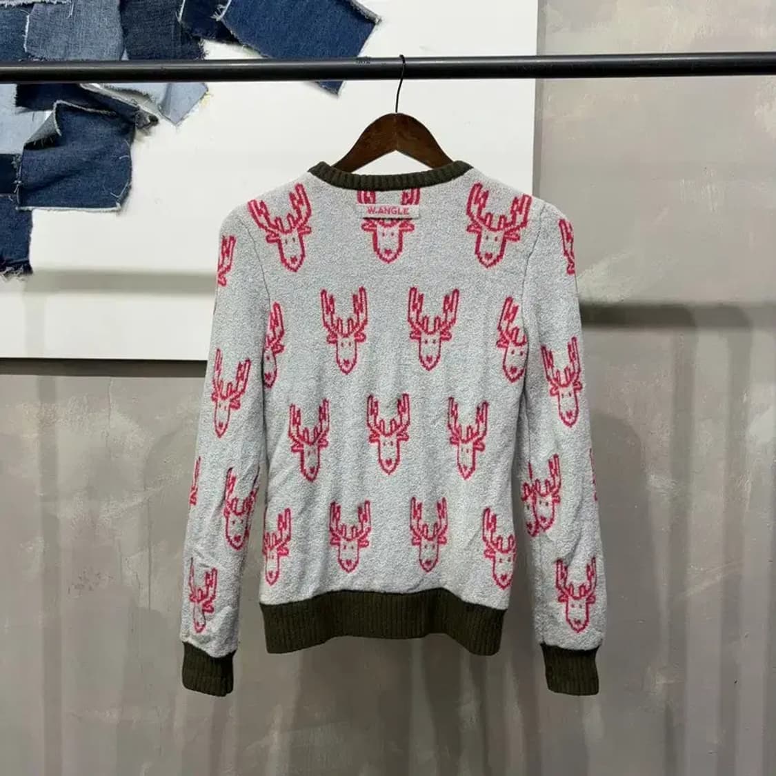 (90) 와이드앵글 여성 골프 방풍 니트 상품이미지4