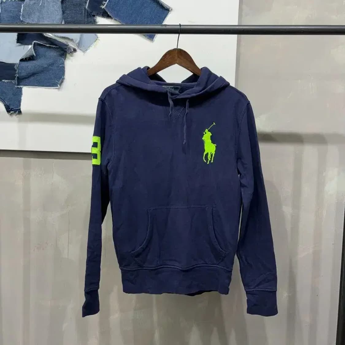 (95) 폴로 랄프로렌 캐주얼 빅포니 기모 후드티 상품이미지1