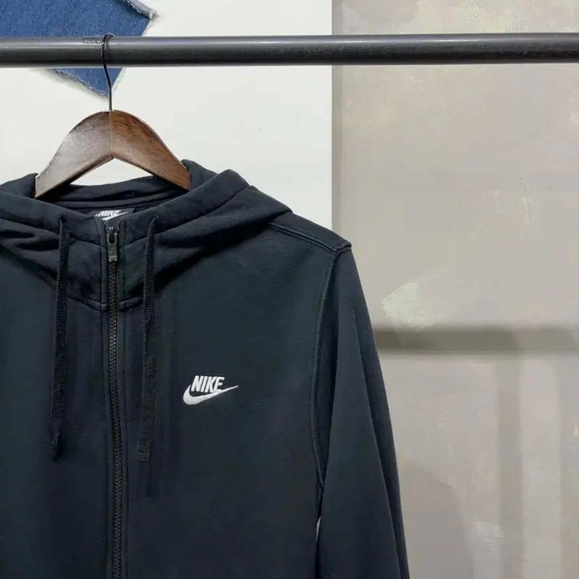 (90) 나이키 캐주얼 기모 로고 자수 후드집업 자켓 상품이미지3