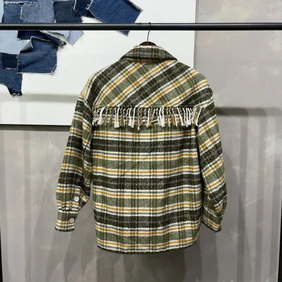 (85) 쥬시쥬디 여성 모직 체크 셔츠 자켓 상품이미지4
