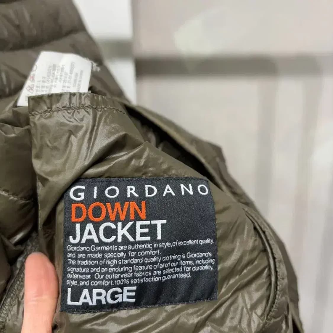 (100) 지오다노 캐주얼 다운 경량패딩 자켓 상품이미지6