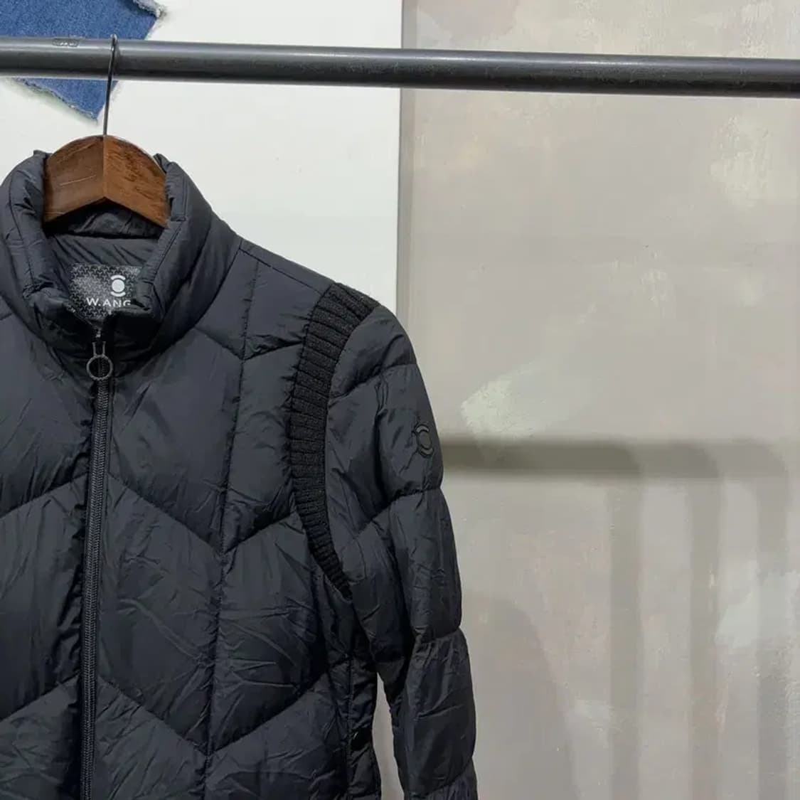 (90) 와이드앵글 여성 골프 거위털 롱패딩 상품이미지3