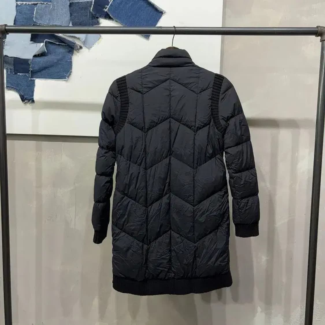 (90) 와이드앵글 여성 골프 거위털 롱패딩 상품이미지4