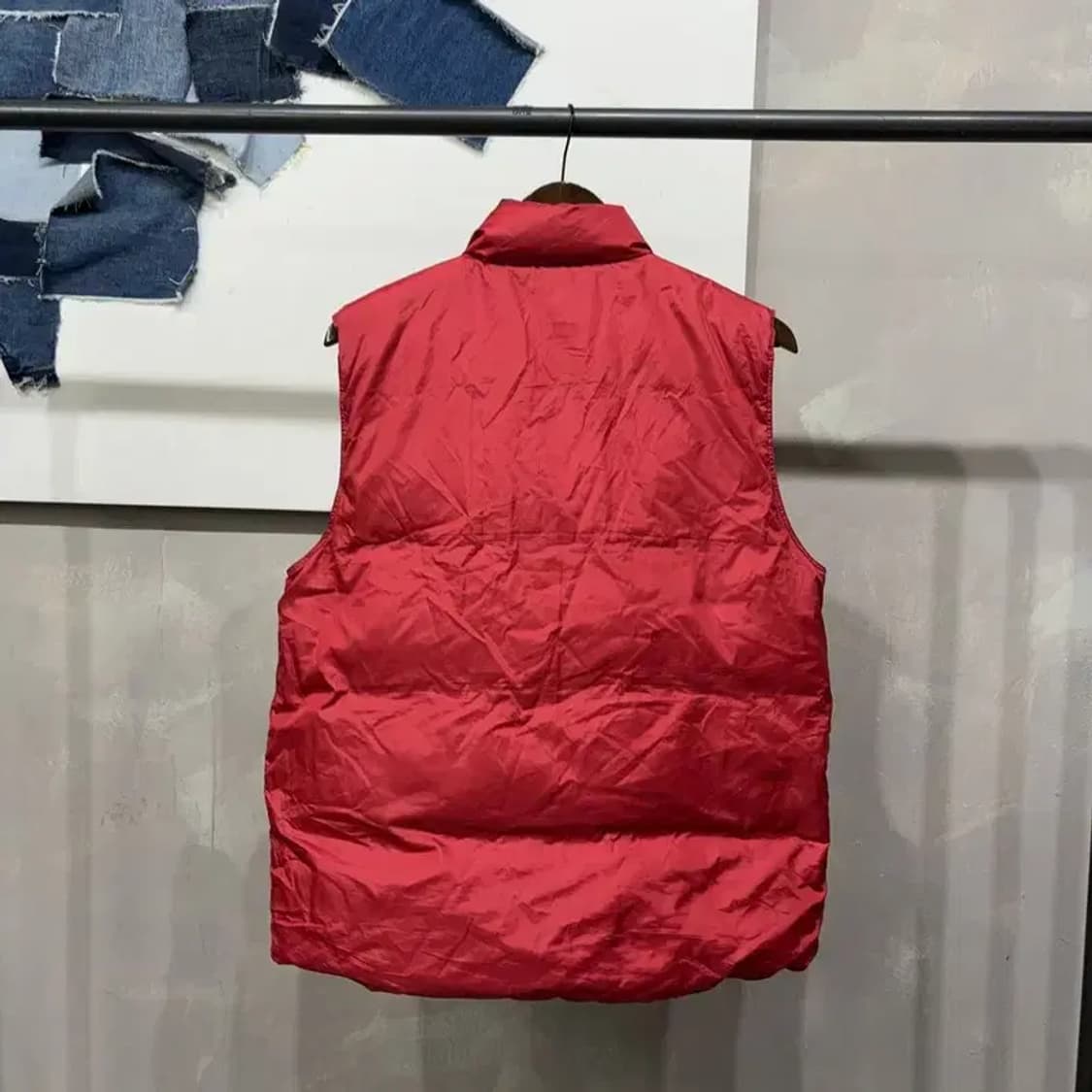 (100) 폴로 랄프로렌 리버시블 양면 로고 자수 패딩 조끼 상품이미지8