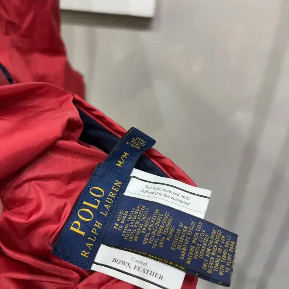 (100) 폴로 랄프로렌 리버시블 양면 로고 자수 패딩 조끼 상품이미지9