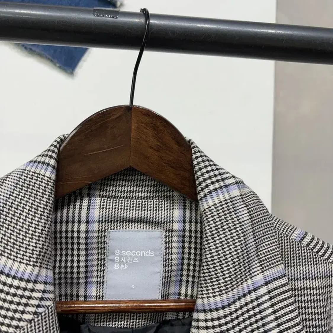(85) 에잇세컨즈 여성 캐주얼 더블 체크 자켓 블레이저 상품이미지2
