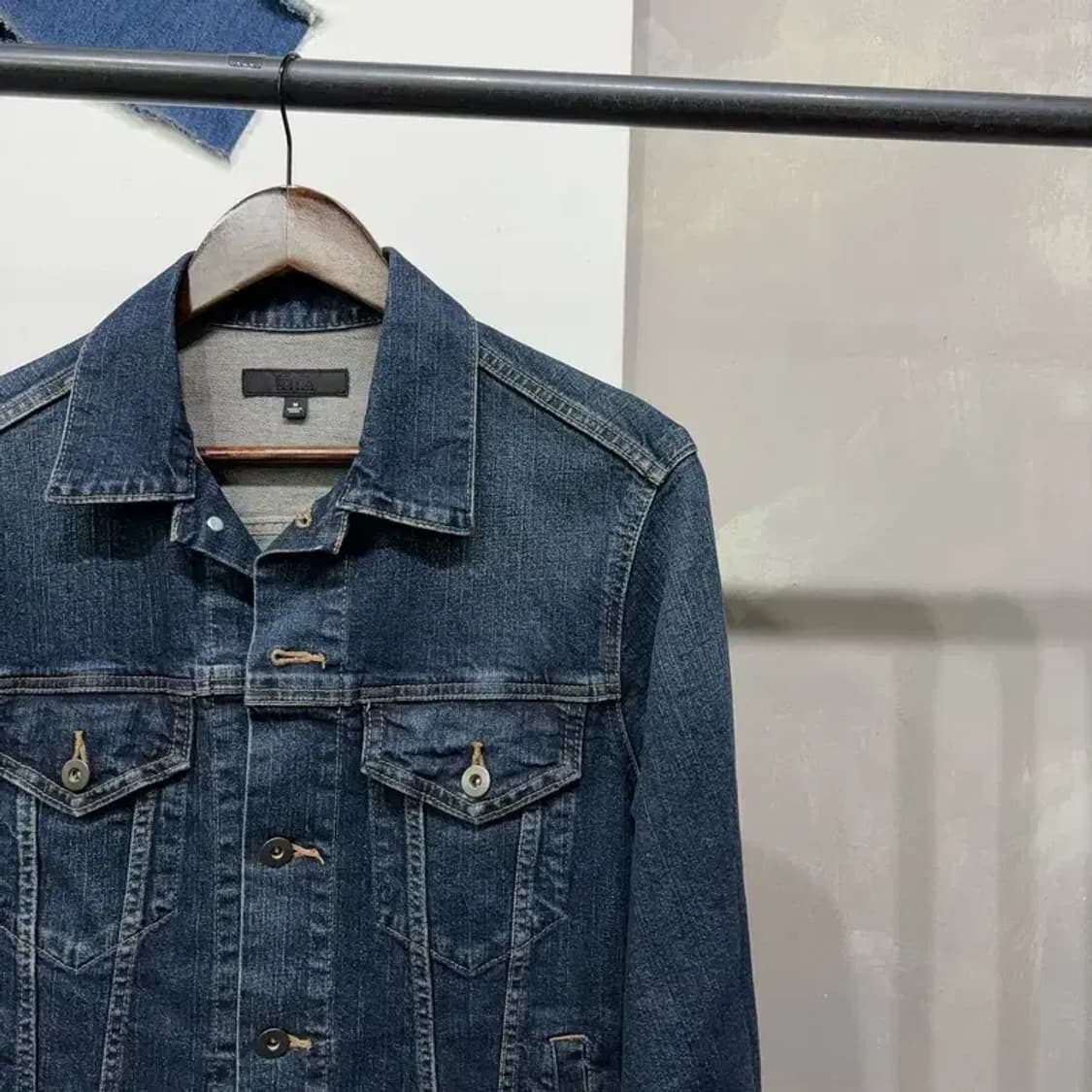 (95) 유니클로 캐주얼 데님 트러커 청자켓 상품이미지3