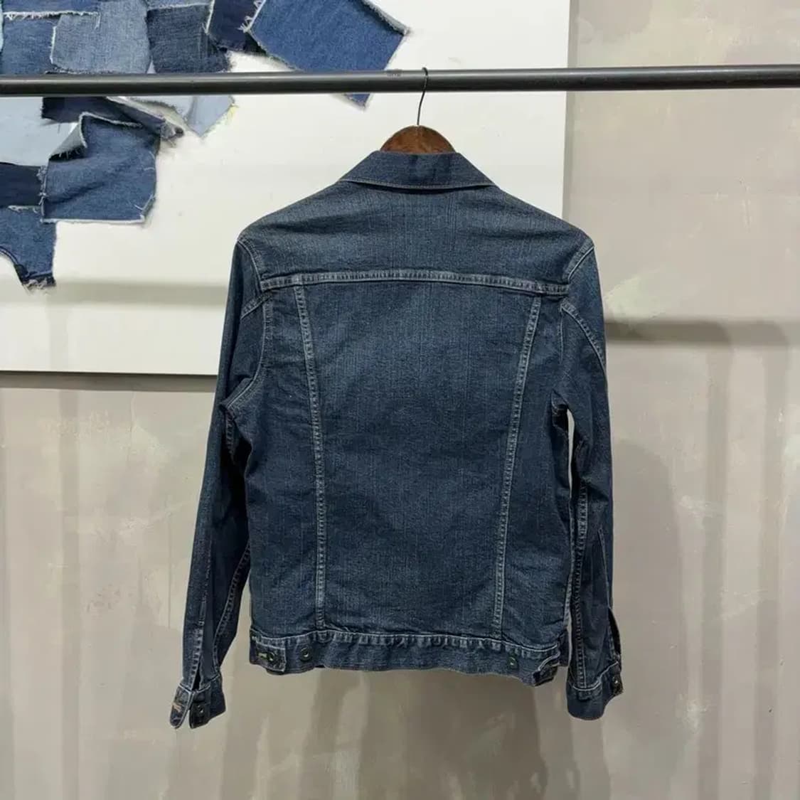 (95) 유니클로 캐주얼 데님 트러커 청자켓 상품이미지4