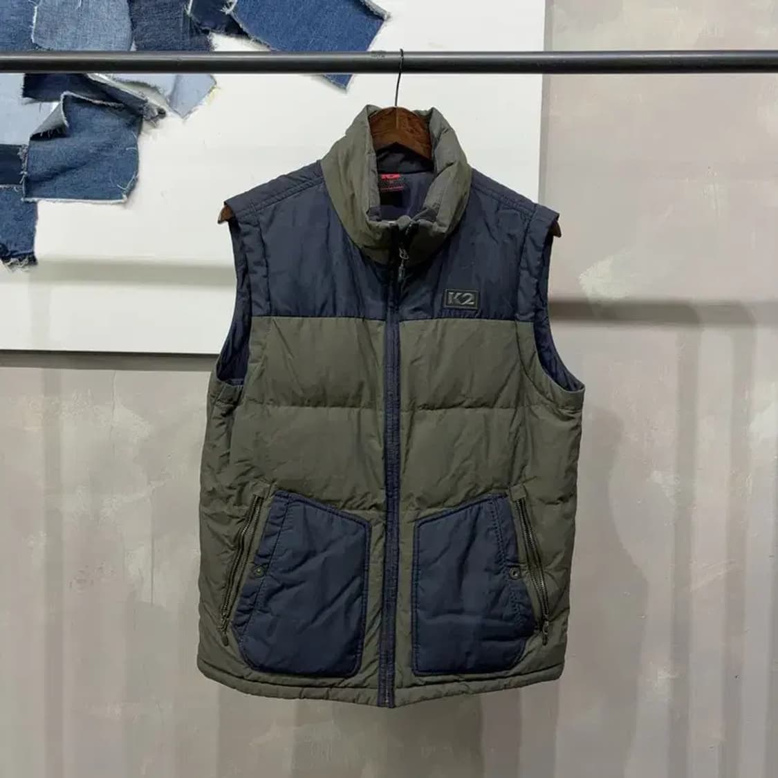 (100) K2 케이투 등산 아웃도어 오리털 패딩조끼 상품이미지1