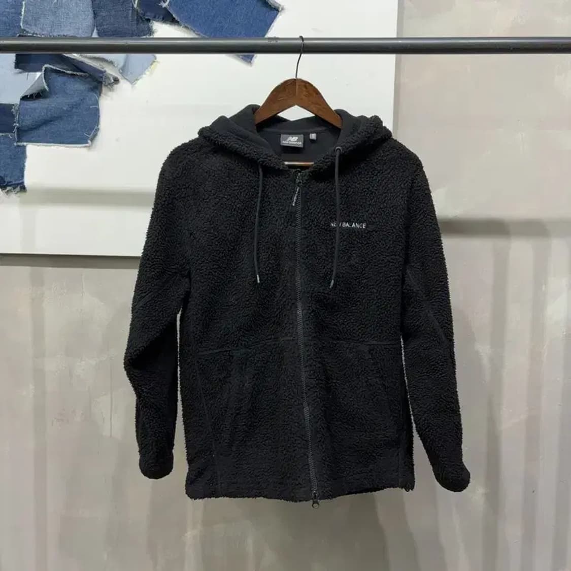 (85) 뉴발란스 여성 양털 뽀글이 후리스 집업 자켓 상품이미지1